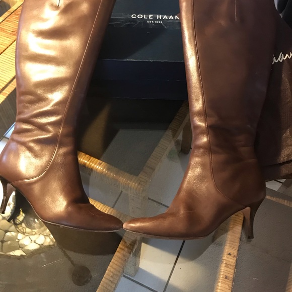 Cole Haan Carlyle Extended Calf Knee High Boot - Picture 5 of 7